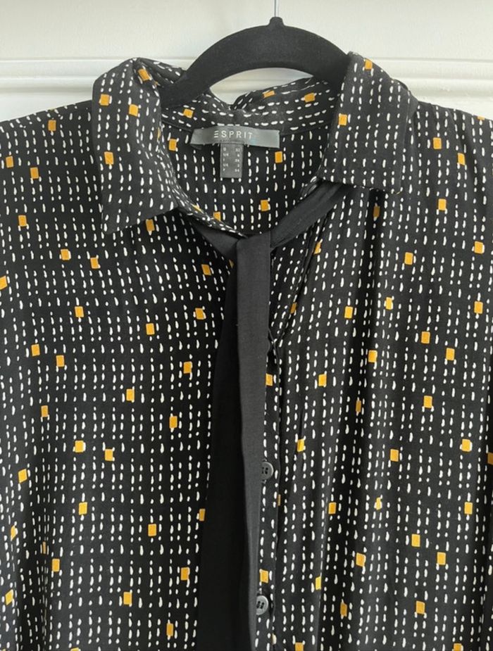 Robe Esprit noire avec motifs - photo numéro 3