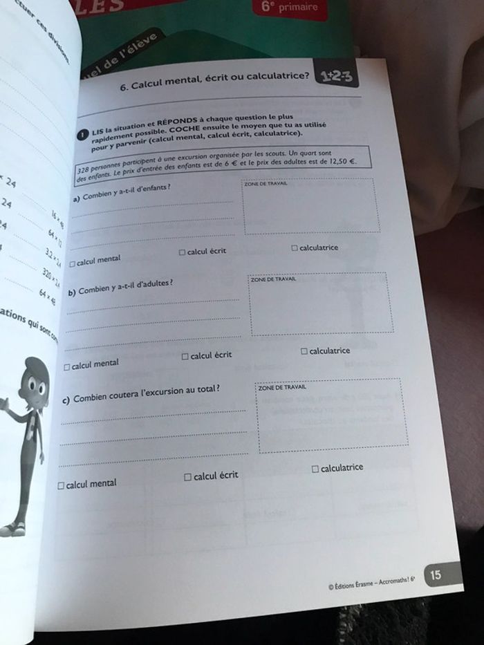 Accromaths ! éditions érasme guide de l’enseignant + manuel de l’élève + cahier d’exercices - photo numéro 5