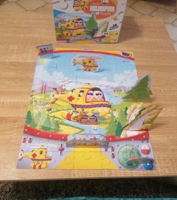 Puzzle hélicoptère en 3d