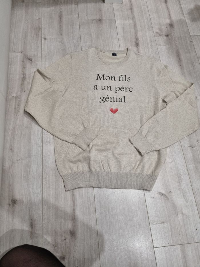 Pull beige papa