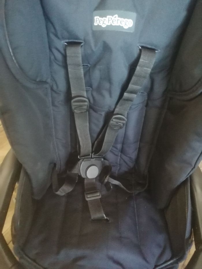 Poussette peg perego book noire avec pare soleil - photo numéro 4