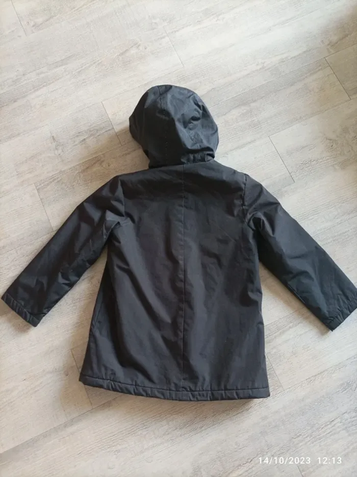 Manteau parka noir fille 8 ans - photo numéro 2