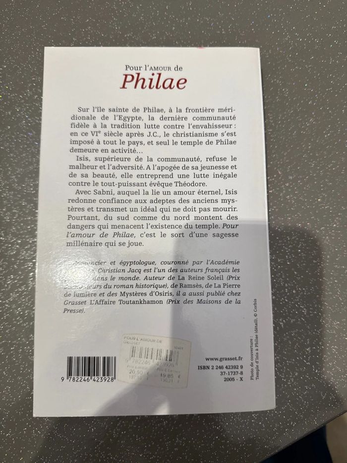 Livre « Pour l’amour de Philae » - photo numéro 2