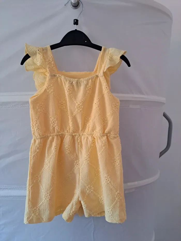 Combishort jaune fille - photo numéro 4