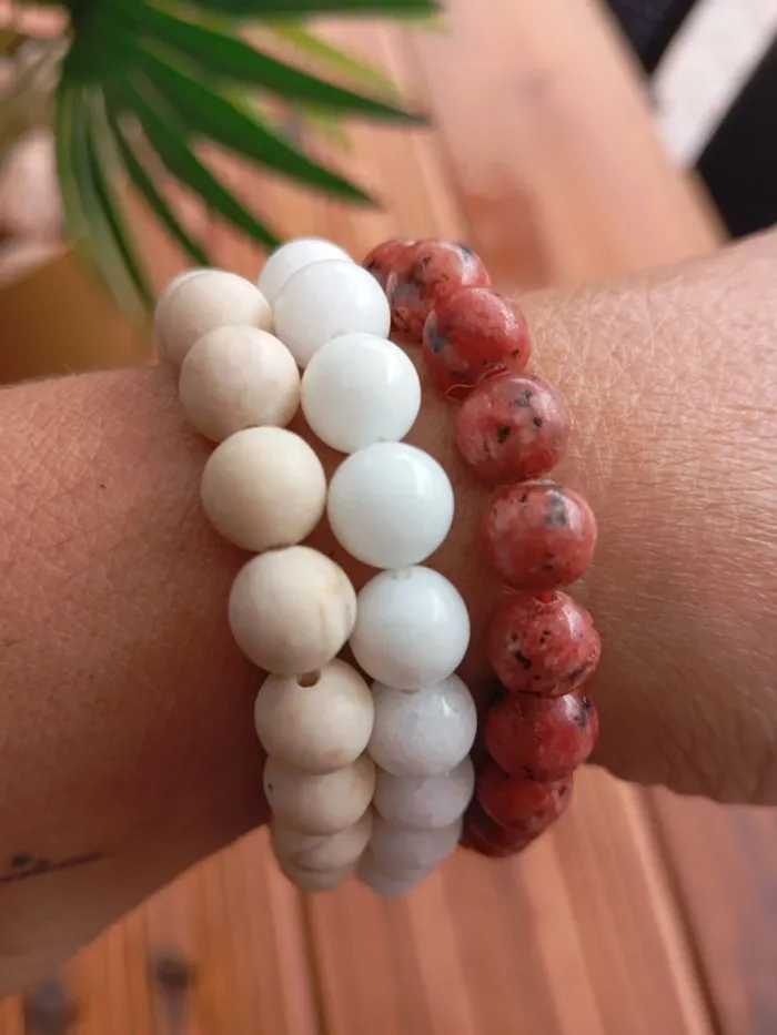 Bracelets tibétains en pierre - photo numéro 4