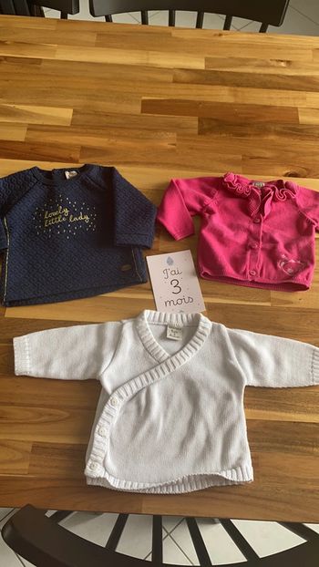 Lot de 3 gilets