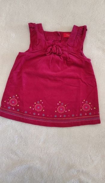 Robe velours 3 mois