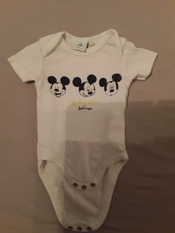 Body mickey 3 mois
