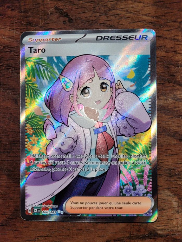 Vends carte pokemon taro 166/142 couronne stellaire - photo numéro 2