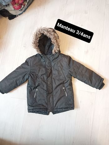 Manteau 3/4ans garçon