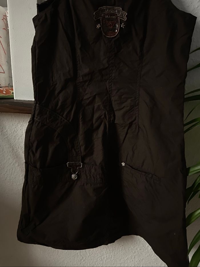 Robe style salopette marron - photo numéro 3