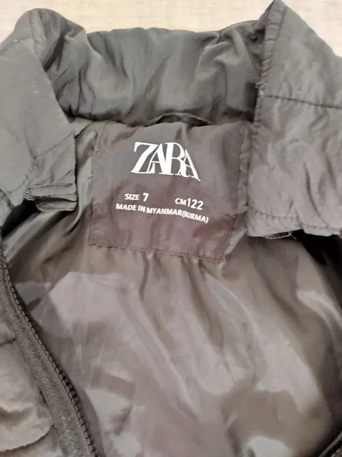 Manteau noir Zara 6ans - photo numéro 2