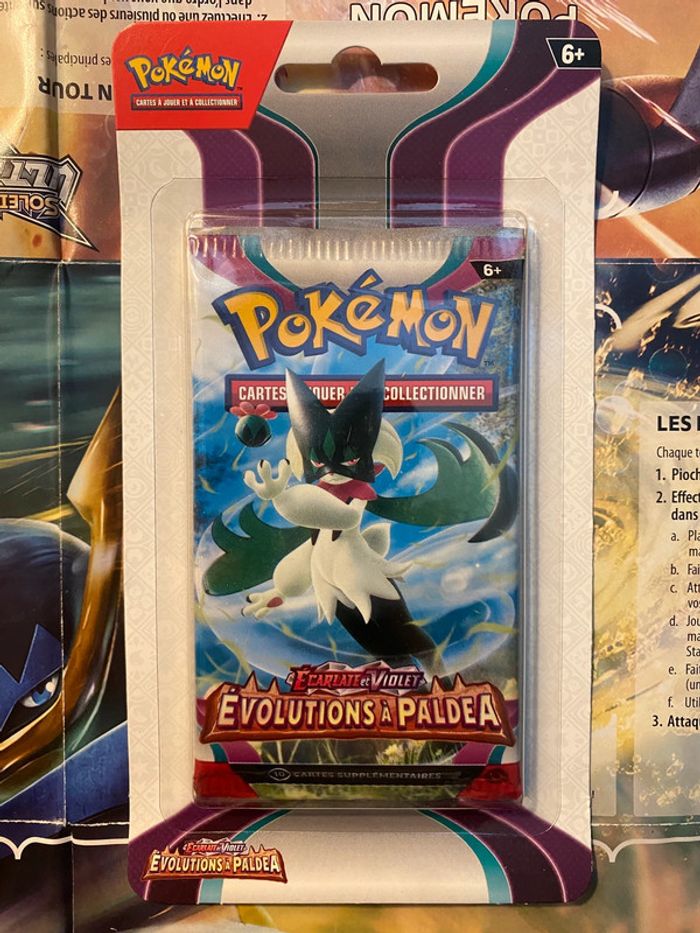 Double Artset Pokémon Évolutions à paldea EV02 - photo numéro 8