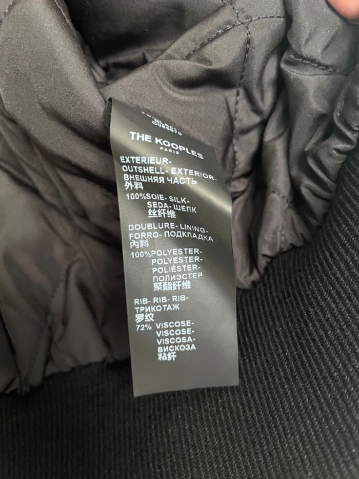Veste bomber satinée baroque The Kooples - Taille S - photo numéro 3