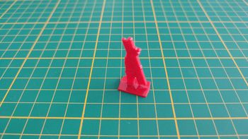 Figurine colleur d'affiche rouge pièce détachée jeu de société Défense d'afficher Gay-Play #C02