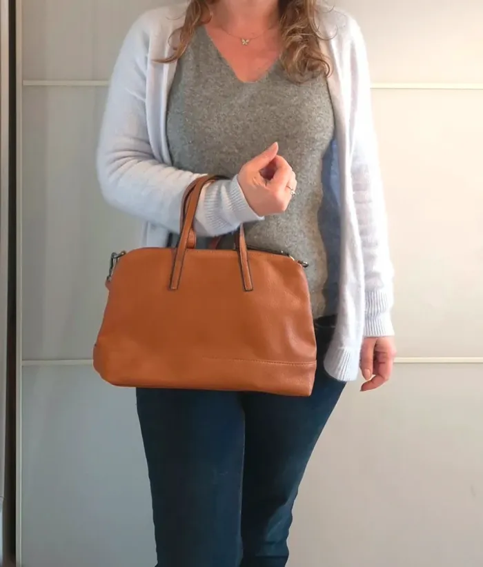 Sac à main fuchsia Paris - photo numéro 3