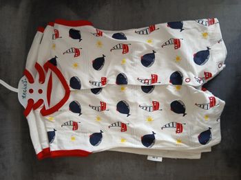 lot de 3 barboteuse combishort garcon necix's 50 cm 0 mois