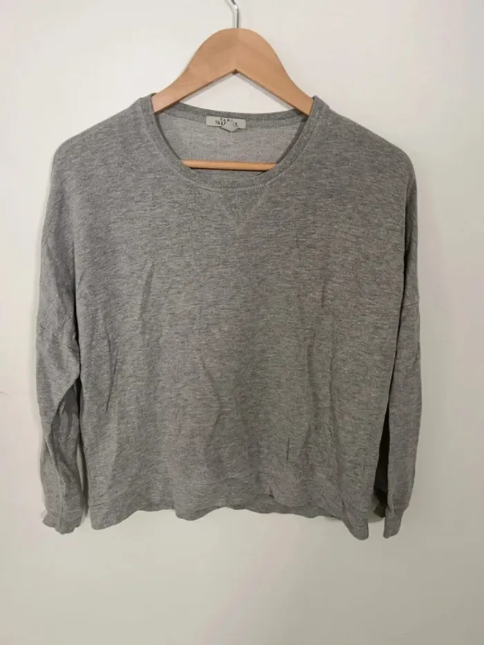 C1 Sweat gris Zara S