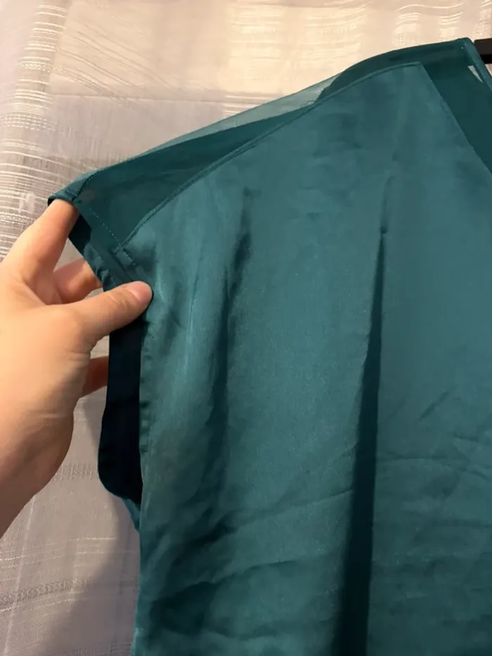 Tee-shirts bleu vert - photo numéro 2