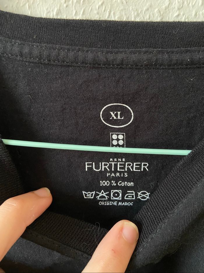 Teeshirt noir René Furterer - photo numéro 2