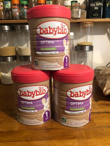 Lait infantile 1er âge BabyBio Optima
