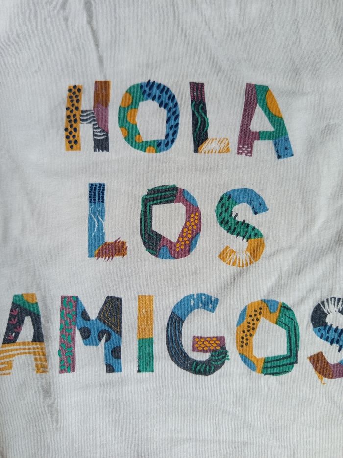 Tee shirt Hola los amigos - photo numéro 3