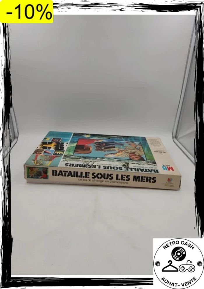 Ancien jeu Bataille sous les mers 70's Stratégie 3D bataille navale semble complet - photo numéro 12