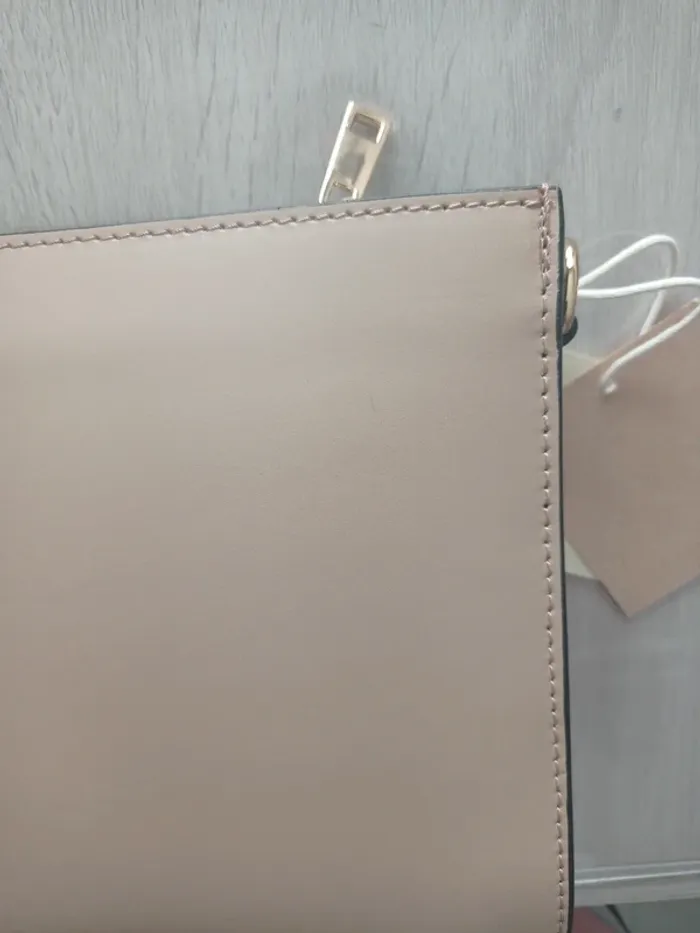 Magnifique sac beige sable bandoulière Tiffany en croûte de cuir de vachette neuf Cherry Paris - photo numéro 7