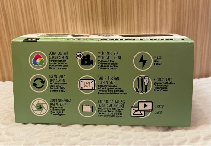 Buki Caméscope Cam Corder neuf boîte scellée. - photo numéro 3