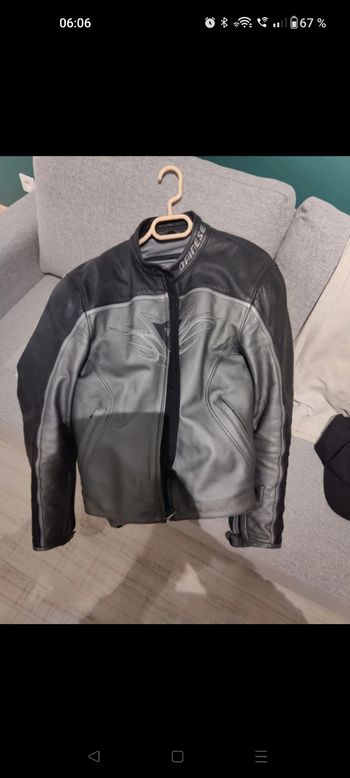 Blouson Dainese cuir moto T50 