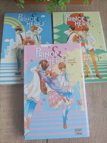 Lot 3 mangas Prince et Hero numéros 2 à 4 Delcourt