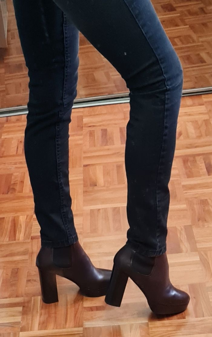 Bottines compensées femme Lorenzo Masiero P35