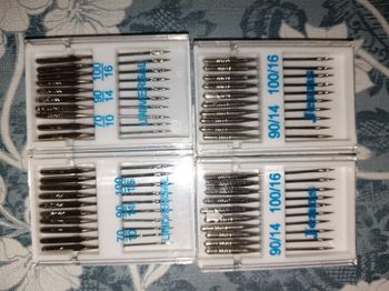 40 aiguilles de machine à coudre 