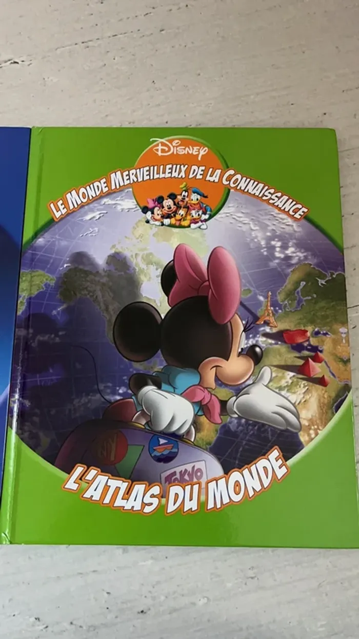 Lot de livres Disney Le monde merveilleux de la connaissance - photo numéro 3