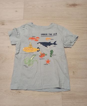 Tee shirt bleu ciel taille 5 ans Zeeman