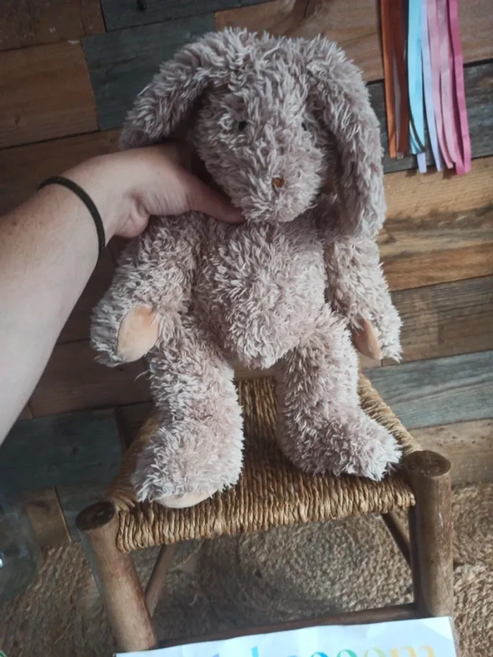 Peluche moulin roty lapin tbe - photo numéro 5