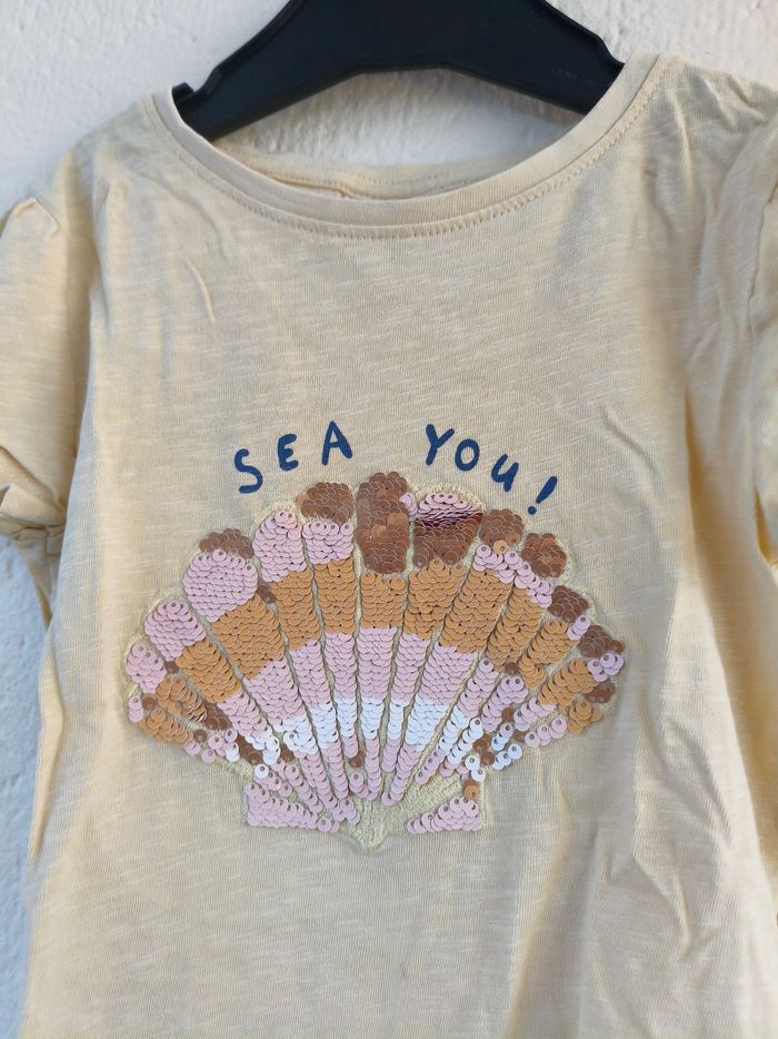Tee-shirt jaune - 3 ans - TAO - photo numéro 2