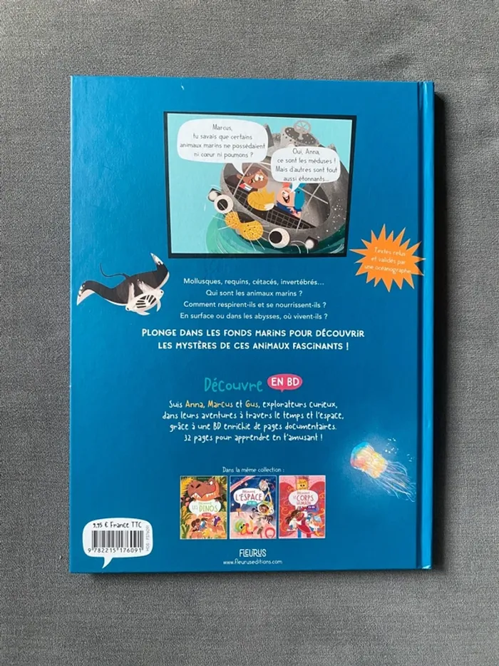 Découvre les animaux marins en BD fleurus éditions - photo numéro 2