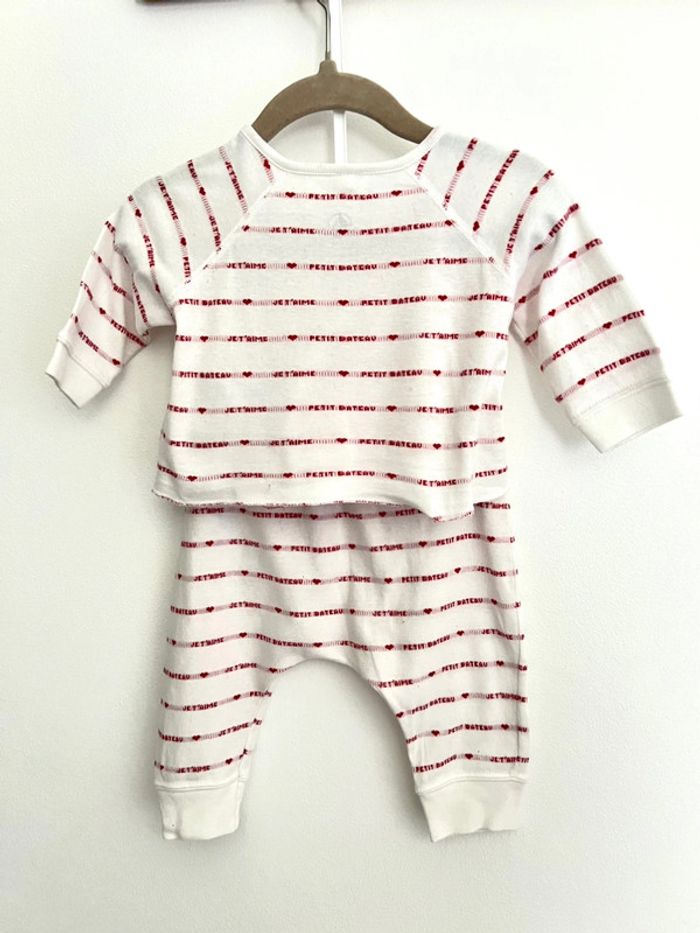 Ensemble 2 pièces Petit bateau 6 mois 67 cm - photo numéro 4