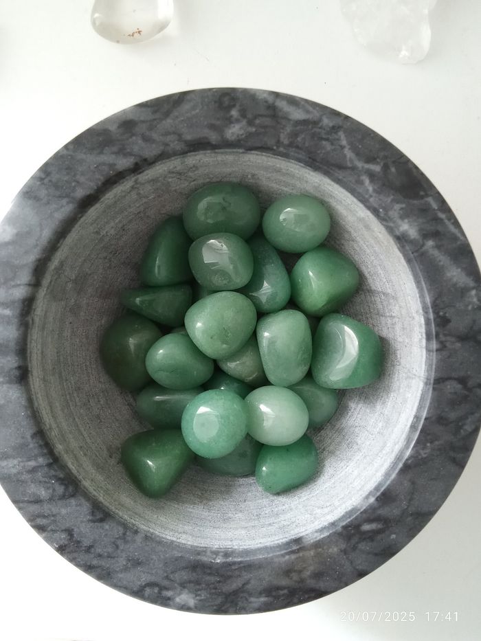 Aventurine verte roulée à l'unité