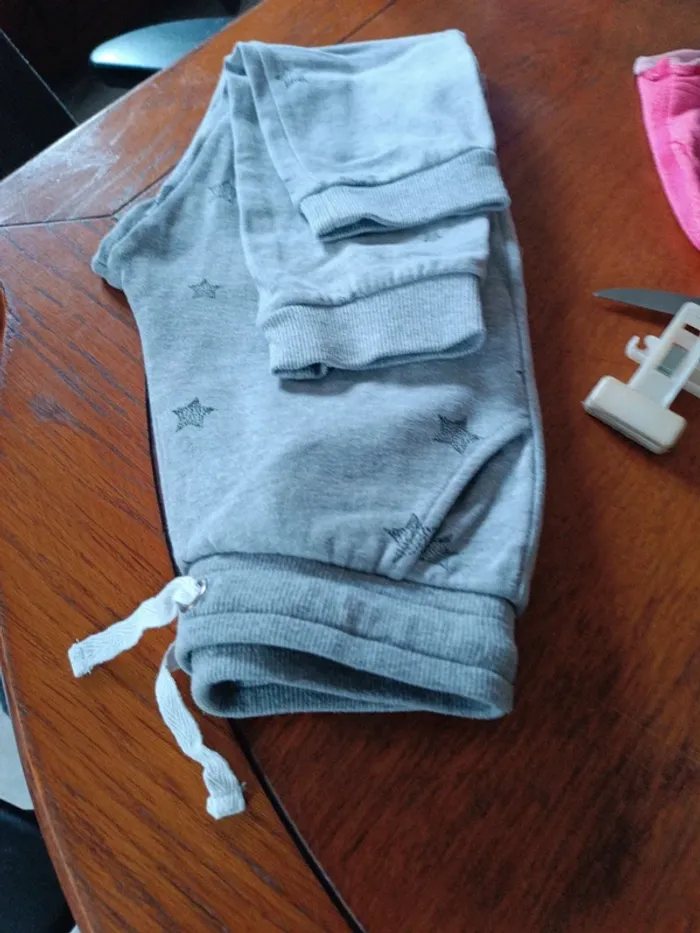 Jogging molleton gris Tissaia 5A - photo numéro 4