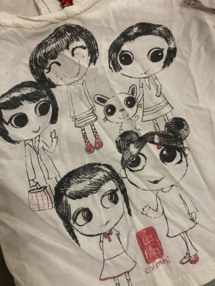 Lot ensemble garde robe tee shirt bébé enfant fille 3 ans - photo numéro 6