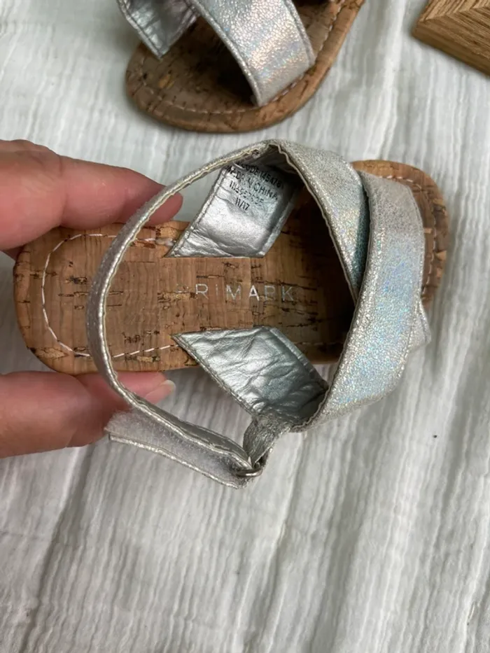 Sandale argenté - Primark (taille 24) - photo numéro 5