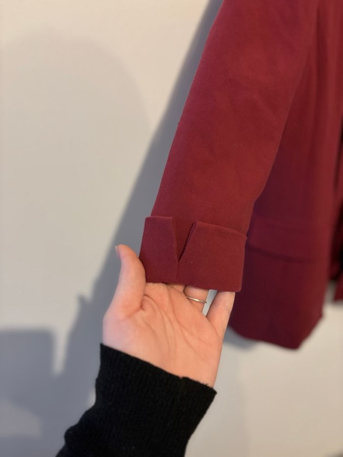 Blazer Kiabi bordeaux - photo numéro 2