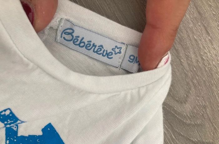 T-shirt manches longues bébé rêve 9 mois - photo numéro 2