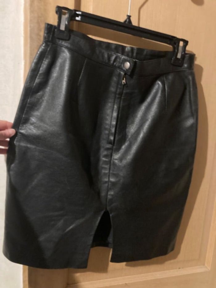 Jupe en cuir 36/38