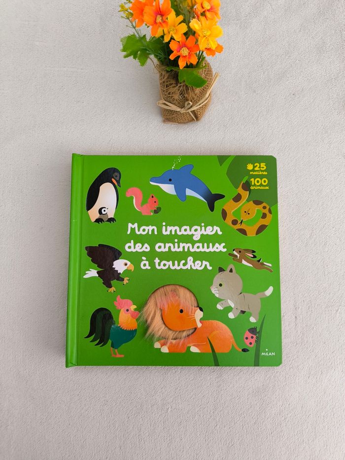 Livre Mon imagier des animaux à toucher