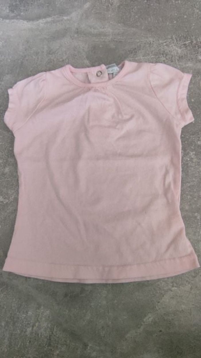 Tee-shirt manches courtes bébé fille 18 mois