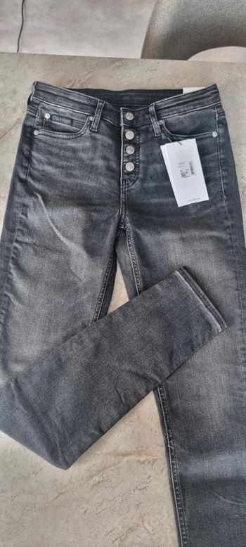 Jean skinny Calvin Klein - mid rise/skinny - J20J225114
