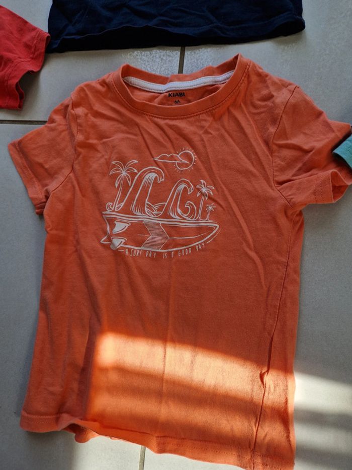 5 T- shirts manche courte 6 ans et 110-116cm - photo numéro 4